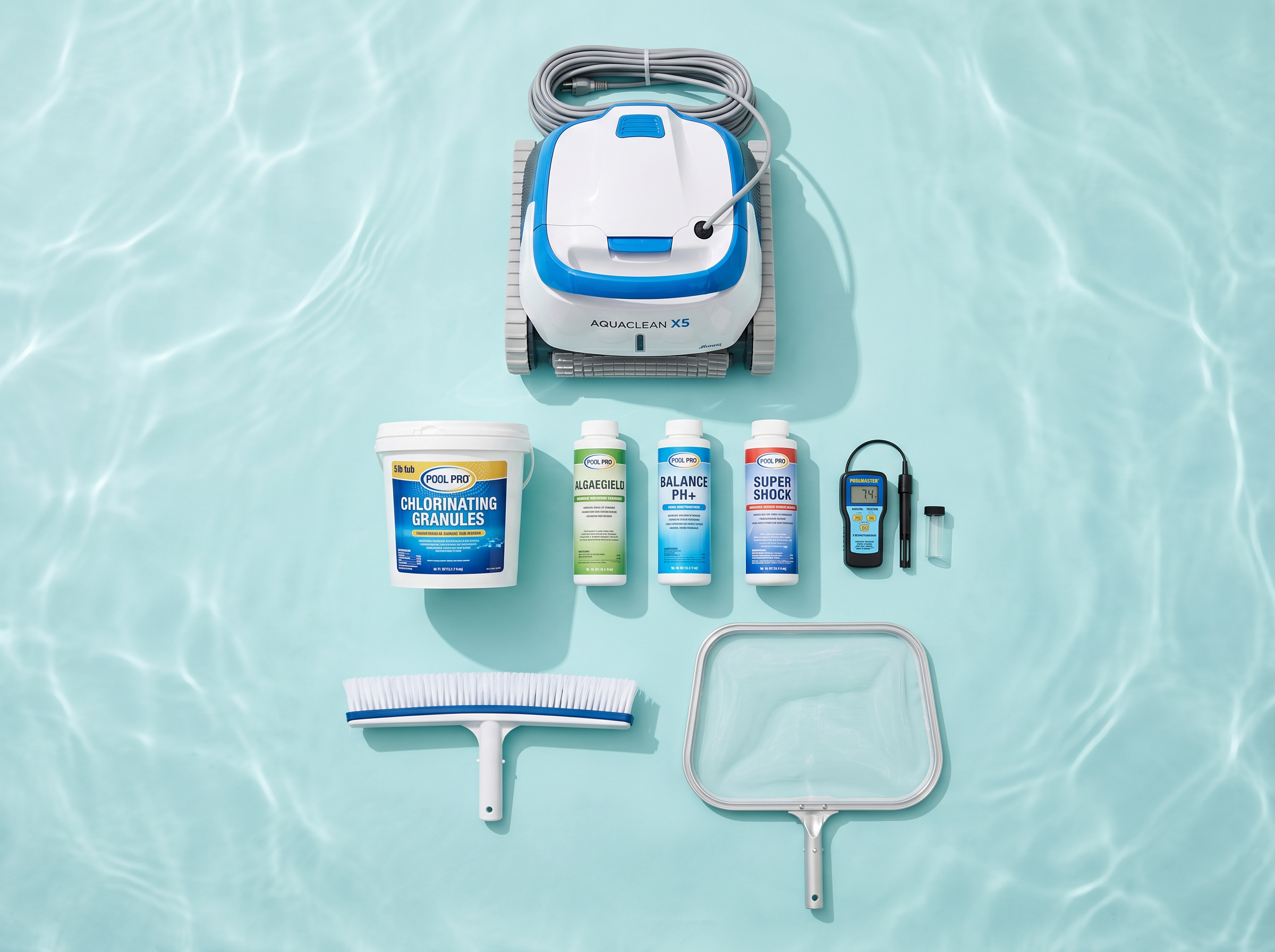 Pack de apertura de temporada para piscina