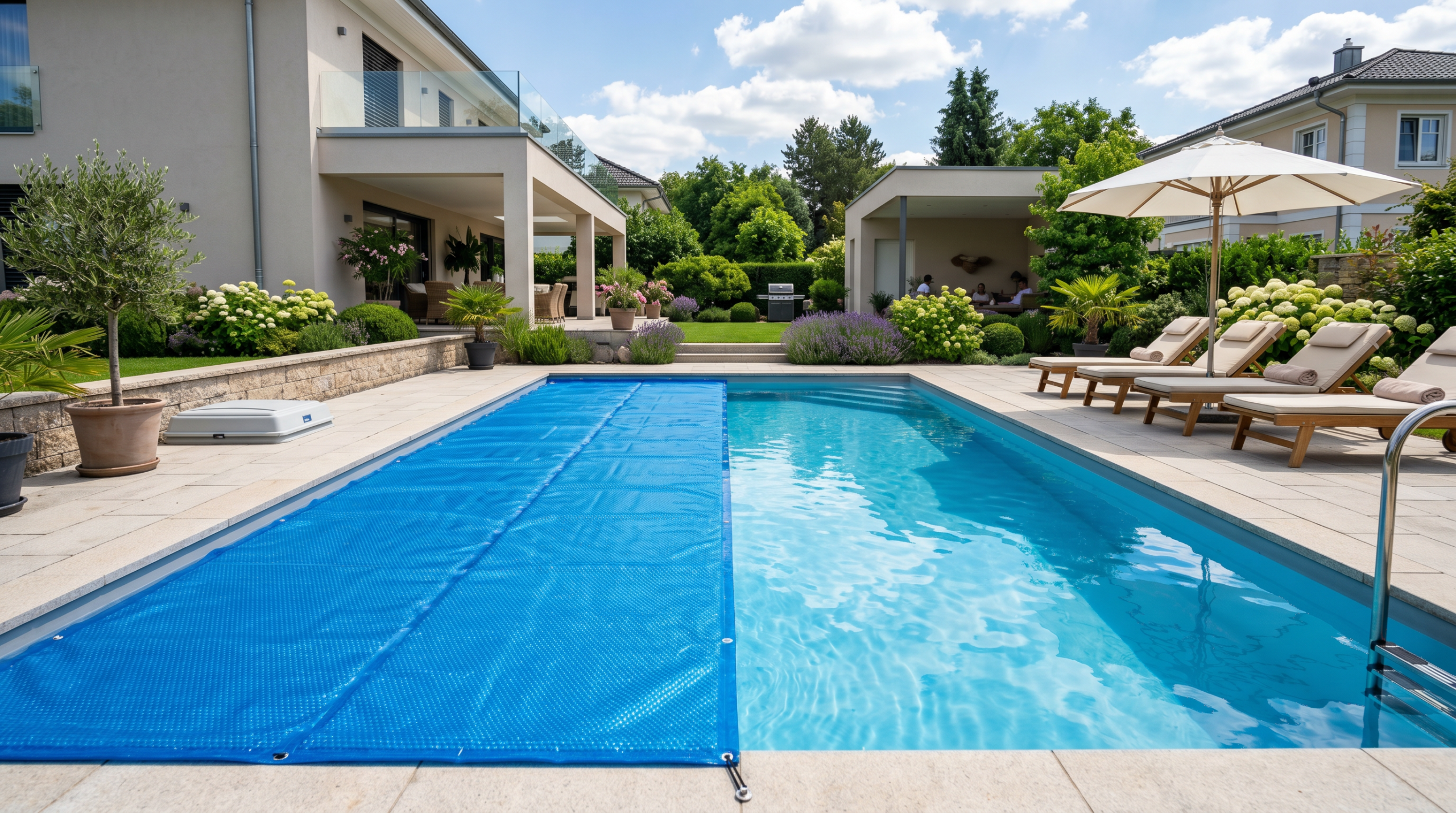 Cobertor térmico solar para piscina